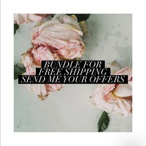 * BUNDLE ANY ITEMS FOR FREE SHIPPING *